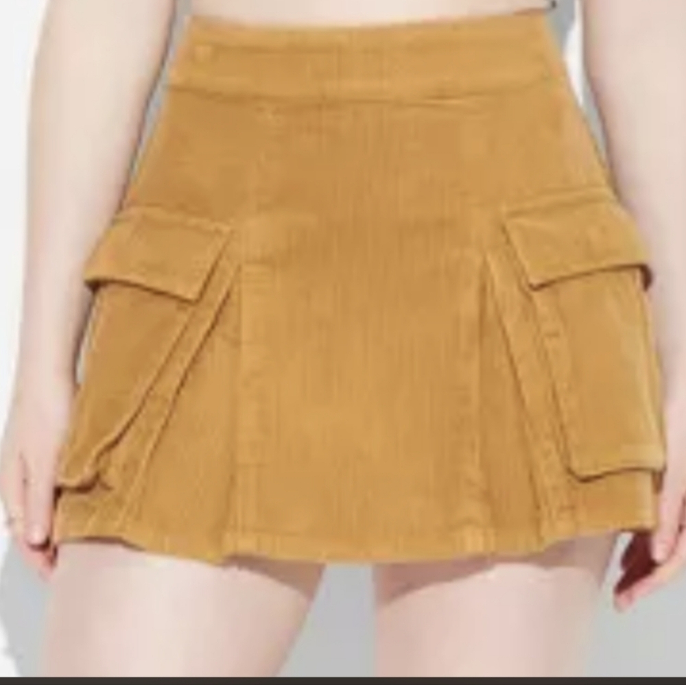 Wild Fable Mustard Mini Skirt